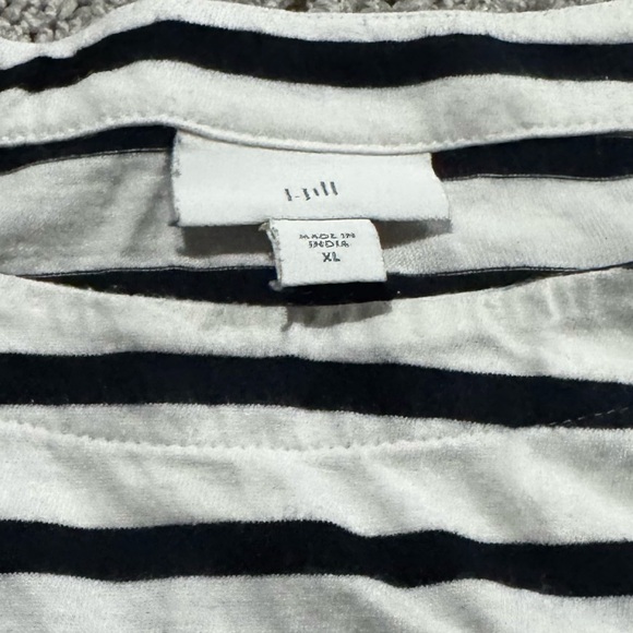 J. Jill stripped 3/4 sleeve top. Size XL. - Picture 4 of 4